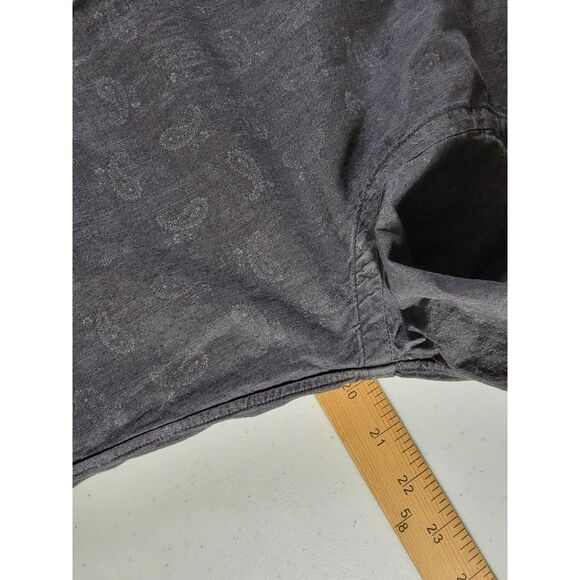 Ralph Lauren Slim Fit Paisley Grey Long Sleeve Men's Shirt - Small - Picture 3 of 8